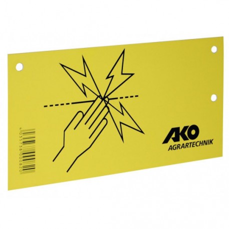 PLAQUE AKO CLOTURE ELECTRIQUE (44623)