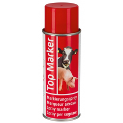 SPRAY MARQUAGE OVIN TOPMARKER ROUGE 500ML