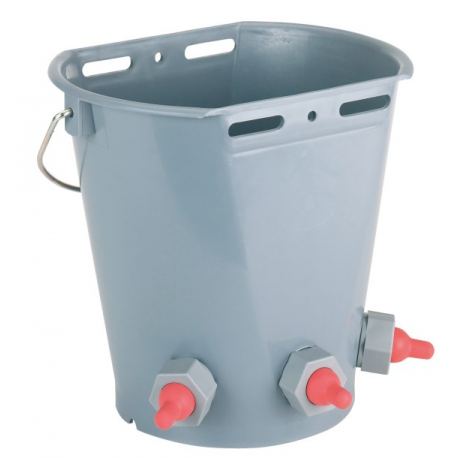 SEAU MULTI-BIBERONS AGNEAUX 3 TETINES 8L (2769)
