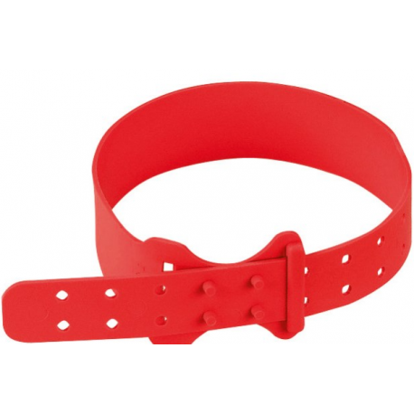 COLLIER MARQUAGE OVIN ROUGE