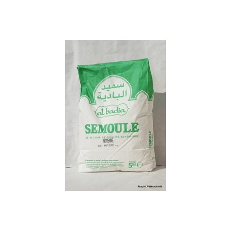 SEMOULE D'ITALIE EXTRA FINE DE BLE DUR 5KG