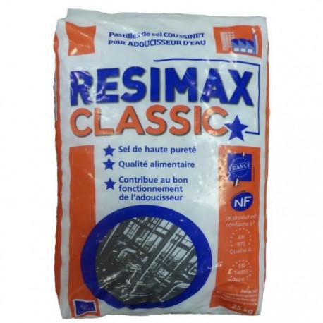 PASTILLES ADOUCISSEUR RESIMAX EN 25KG