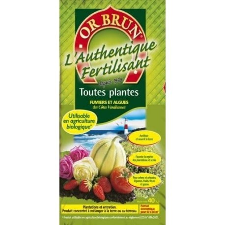 OR BRUN FERTILISANT 40KG