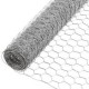 GRILLAGE MAILLE HEXAGONALE GALVA 13x0,7 10Mx1M